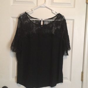 SHEIN black lace top